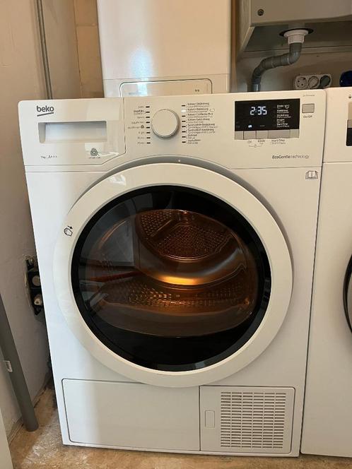 Beko DH 7533 RXW warmtepompdroger - 7 kg -  A+++, Witgoed en Apparatuur, Wasdrogers, Gebruikt, Condens, Voorlader, 6 tot 8 kg