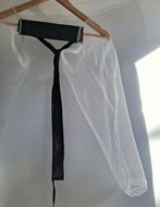 NotThatSexy downcycled nylon mouwenset XL one size wit zwart, Ophalen of Verzenden, Zo goed als nieuw, Maat 38/40 (M), Sjaal