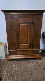 Antiek eiken spinde kast, Antiek en Kunst, Ophalen