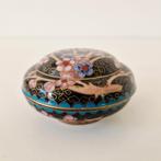Oud Cloisonné doosje dekseldoos pillendoosje, Antiek en Kunst, Curiosa en Brocante, Ophalen of Verzenden