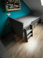 mooi steigerhouten Bed incl matras en lattenbodem, Huis en Inrichting, 90 cm, Eenpersoons, Steigerhout, Nieuw