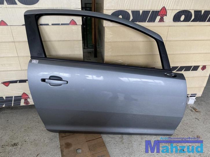 OPEL CORSA D Zilver Z179 Rechter rechts deur portier 2006-20, Auto-onderdelen, Carrosserie en Plaatwerk, Deur, Opel, Gebruikt