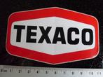 sticker texaco logo 11cm, Bedrijf of Vereniging, Zo goed als nieuw, Verzenden