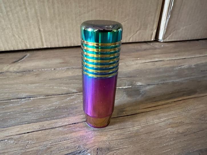 JapPower Universele Neochrome schakelpook pook shifknob, Auto diversen, Tuning en Styling, Ophalen of Verzenden