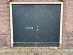 Houten garagedeuren schuurdeuren jaren 50, Doe-het-zelf en Verbouw, Deuren en Horren, Ophalen, Gebruikt, Garagedeur, Hout