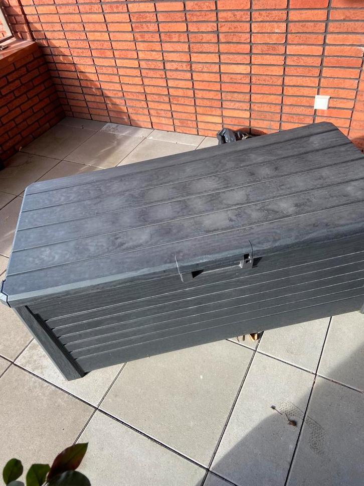 Tuinkussen Opbergbox, Tuin en Terras, Bergingen en Tuinkasten, Gebruikt, Overige typen, Kunststof, Ophalen