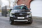 Ford Ranger 2.0 TDCI 205PK Aut. 2-Zits Wildtrak NAVI | LEDER, Auto's, Ford, Automaat, Zwart, Zwart, Bedrijf