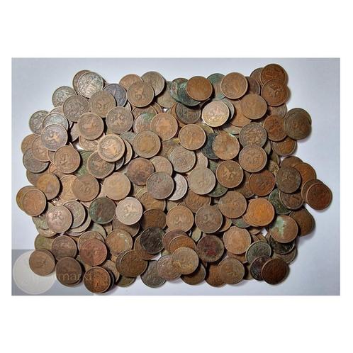 Nederland - Lot 2200 stuks 1 cent Willem III en Wilhelmina, Postzegels en Munten, Munten | Nederland, Setje, 1 cent, Koning Willem III