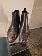 DiepDonkerblauwe enkellaarzen massimo Dutti mt 37 1xgedragen, Massimo Dutti, Blauw, Lage of Enkellaarzen, Ophalen of Verzenden