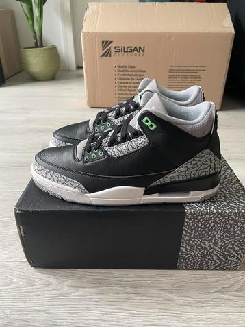 Nike Air Jordan 3 Retro Green Glow Maat: 42.5/9 NIEUW DS beschikbaar voor biedingen