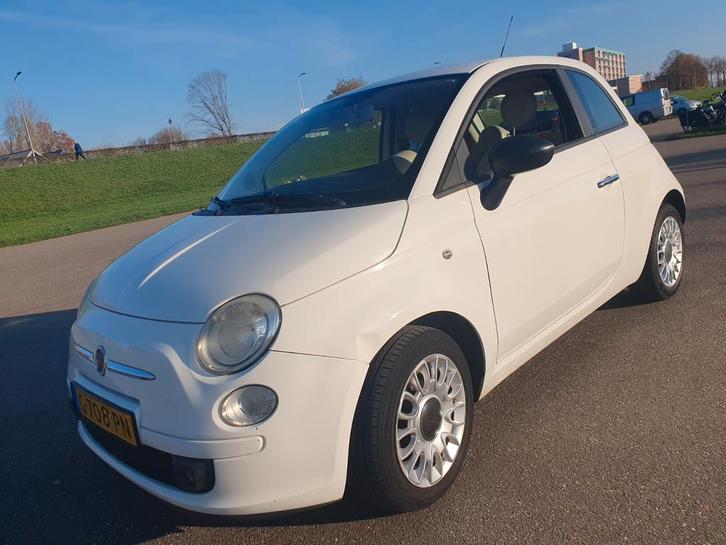 Fiat 500 1.2 C 2008 Wit, Auto's, Fiat, Particulier, Benzine, B, Hatchback, Handgeschakeld, Geïmporteerd, Wit, Overige kleuren