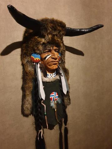 Indiaan. Muurdecortie. Western. Country. Mancave beschikbaar voor biedingen