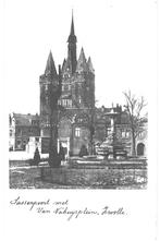 981735 Zwolle 1934 Sassenpoort Gelopen met zegel, Ophalen of Verzenden, 1920 tot 1940, Gelopen, Overijssel