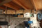 Boomstamlamp te koop., Huis en Inrichting, Lampen | Hanglampen, Ophalen, Gebruikt, Hout