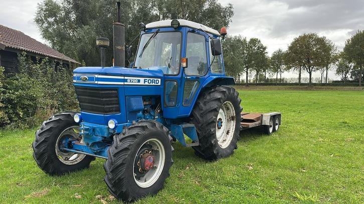 Stevige Oprijkar dieplader met oprijplaten, Zakelijke goederen, Agrarisch | Werktuigen, Transport, Ophalen