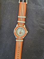 Swatch X Blancpain oranje, Sieraden, Tassen en Uiterlijk, Horloges | Dames, Kunststof, Swatch, Kunststof, Ophalen of Verzenden