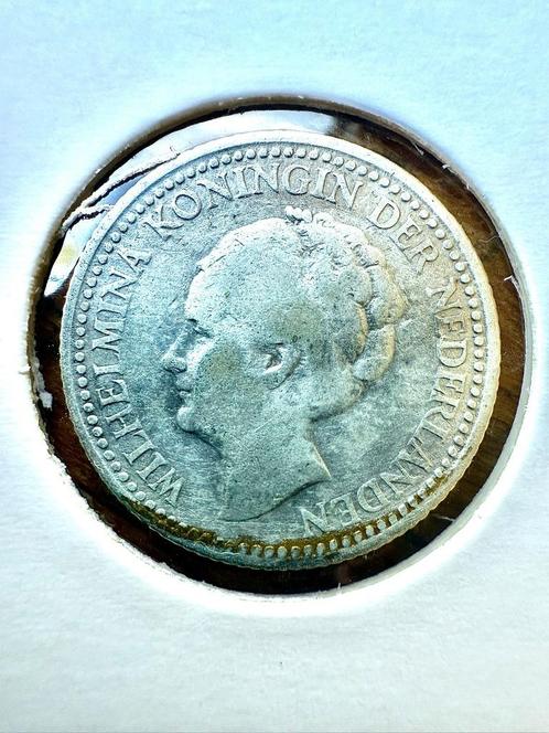 1922 halve gulden / 0.5 gulden, Postzegels en Munten, Munten | Nederland, ½ gulden, Koningin Wilhelmina, Zilver, Ophalen of Verzenden