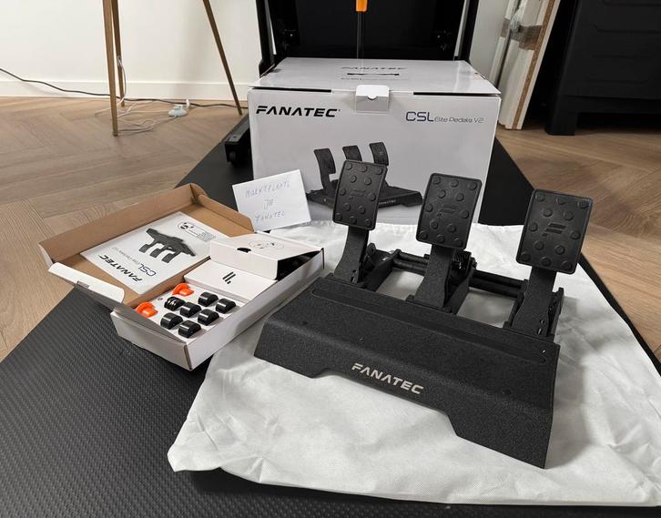 Fanatec CSL Elite Pedals V2, Computers en Software, Joysticks, Zo goed als nieuw, Ophalen