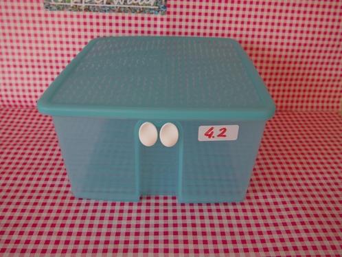 T034 Fridgesmart: 1, 4,2 liter, Tupperware, Huis en Inrichting, Keuken | Tupperware, Zo goed als nieuw, Bak of Kom, Blauw, Geel