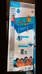 Zwembad 400 x 211x 81 cm Bestway, Ophalen, Gebruikt, Rechthoekig