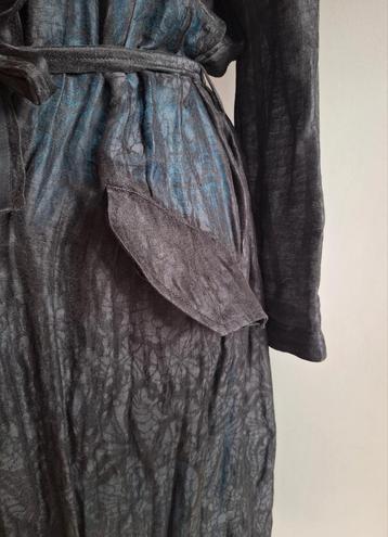 Poiret oversized trenchcoat sheer silk bloemen bell Parijs beschikbaar voor biedingen