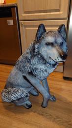 Groot lifesize beeld van een wolf, Verzamelen, Ophalen, Zo goed als nieuw, Dier