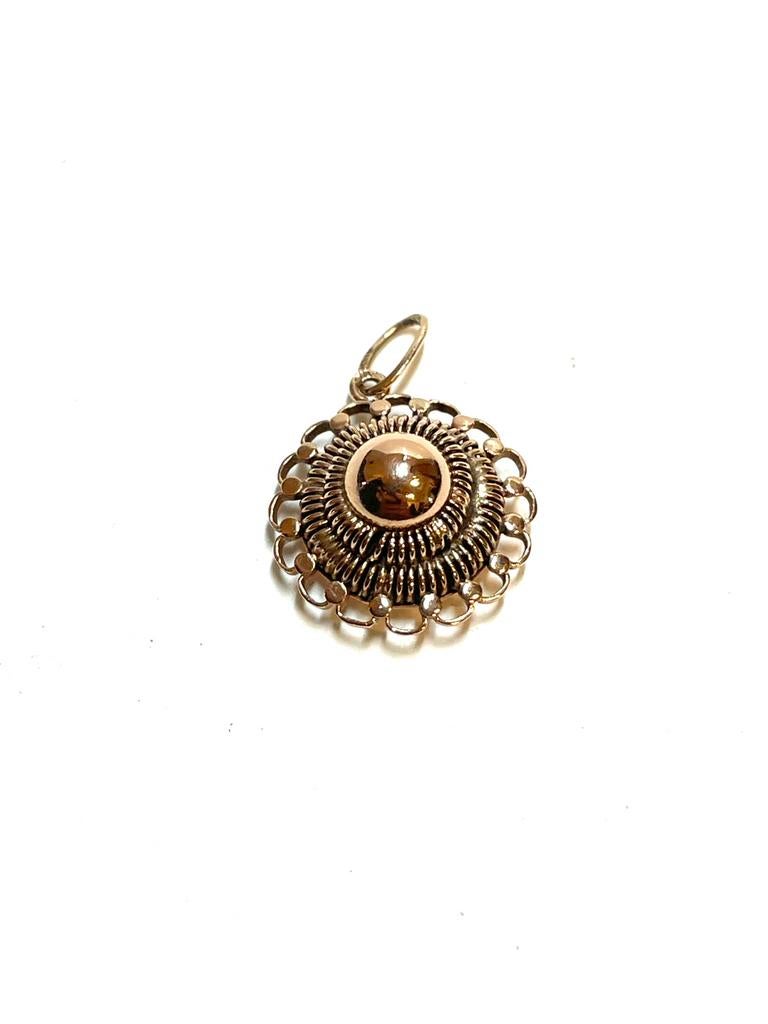 14k roségouden hanger, Overige voorstellingen, -, -, Ophalen of Verzenden