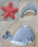 Gehaakte zeedieren knuffels, Ophalen of Verzenden, Nieuw, Kraamcadeau