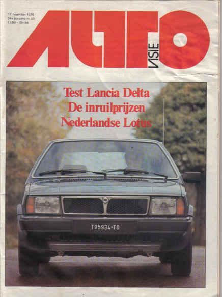 Autovisie 23 1979 : Opel Ascona 400 - Donkervoort S7, Boeken, Auto's | Folders en Tijdschriften, Gelezen, Algemeen, Ophalen of Verzenden