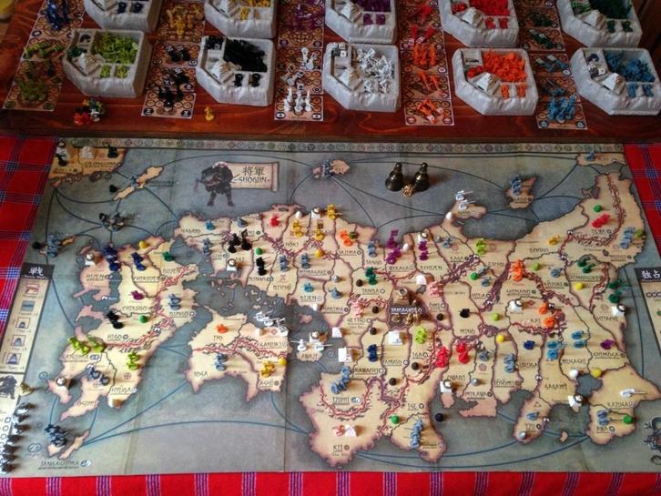 Shogun MB  Advanced..  mega project, Hobby en Vrije tijd, Gezelschapsspellen | Bordspellen, Zo goed als nieuw, Ophalen of Verzenden