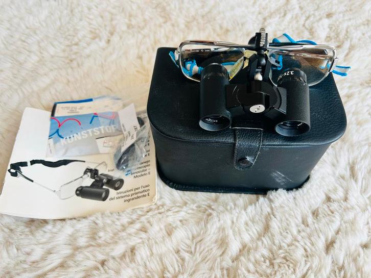 Verrekijker met bril en etui, Audio, Tv en Foto, Optische apparatuur | Verrekijkers, Zo goed als nieuw, Overige typen, Minder dan 8x