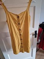 Gele Jurk met Knoopjes - Zomerse Look, Geel, Ophalen of Verzenden, Zo goed als nieuw, Maat 36 (S)