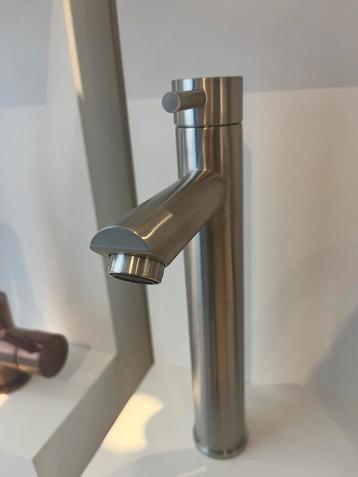 Sani-supply wastafelkraan hoog rond, RVS beschikbaar voor biedingen