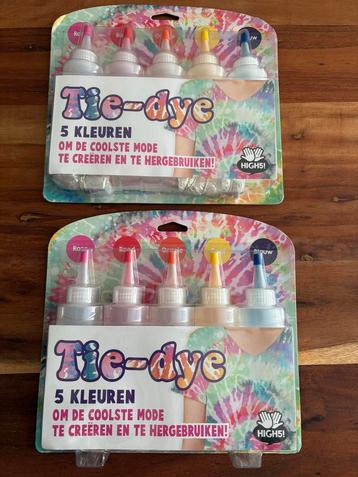 Tie-dye set - 5 kleuren! beschikbaar voor biedingen