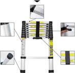 nieuwe telescoopladder uit voorraad leverbaar, Doe-het-zelf en Verbouw, Ladders en Trappen, Ophalen of Verzenden, Nieuw, Ladder