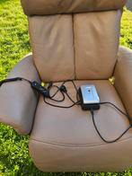 Leren Relaxfauteuil met Elektrische Bediening, Ophalen of Verzenden
