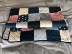 Plaid / Woondeken / Bedsprei sterren en strepen. 145x145 cm., Ophalen of Verzenden, Gebruikt