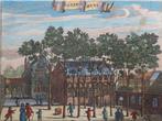 gravure kleur Lazarushuis Amsterdam, n. Caspar Commelin 1726, Verzenden