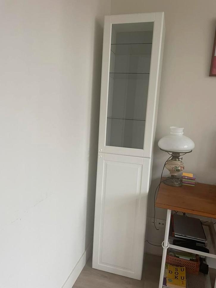Witte Ikea Kast- ‘Godmorgon’, Huis en Inrichting, Kasten | Vitrinekasten, Zo goed als nieuw, 150 tot 200 cm, Minder dan 50 cm