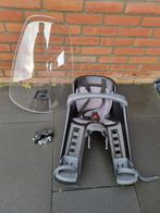 Fietsstoeltje Voorzitje Polisport Bilby + Windscherm, Ophalen, Voetsteuntjes, Zo goed als nieuw, Polisport