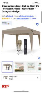 Partytent nieuw!!, Tuin en Terras, Partytenten, Partytent, Minder dan 4 meter, Zo goed als nieuw, Minder dan 5 meter