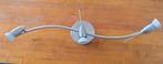 Ikea Huisinge plafond lamp met drie spotjes, Ophalen, Gebruikt, Metaal of Aluminium, Led