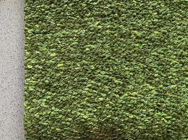 Kasthall vloerkleed Esther; groentinten; 250 x 250 cm; NIEUW, Huis en Inrichting, Stoffering | Tapijten en Kleden, Nieuw, 200 cm of meer