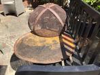Vintage vuurplaat met kap, Tuin en Terras, Ophalen, Gebruikt