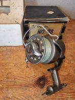 Vintage / antieke molen Olympic no. 93 spinning reel left, Watersport en Boten, Verzenden, Gebruikt, Molen