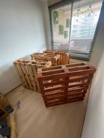 8 Pallets 1x1 meter - Gebruikt, Doe-het-zelf en Verbouw, Hout en Planken, Ophalen, Gebruikt, 25 tot 50 mm, Pallet