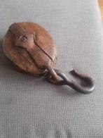 Antieke houten katrol, Ophalen of Verzenden