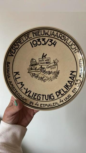 Bord KLM Pelikaan 1933/34 versnelde nieuwjaarsvlucht beschikbaar voor biedingen