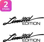 Limited Edition auto stickers - Zwart - 2 Stuks, Auto diversen, Autostickers, Ophalen of Verzenden