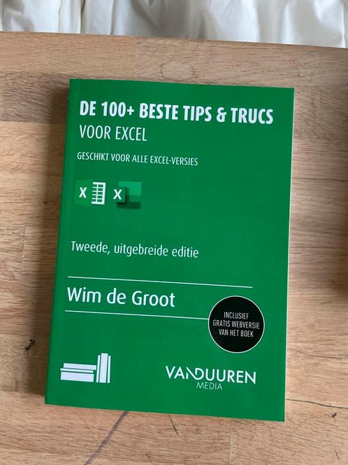 100+ Tips & Trucs voor Excel - Wim de Groot, Boeken, Informatica en Computer, Gelezen, Software, Ophalen of Verzenden